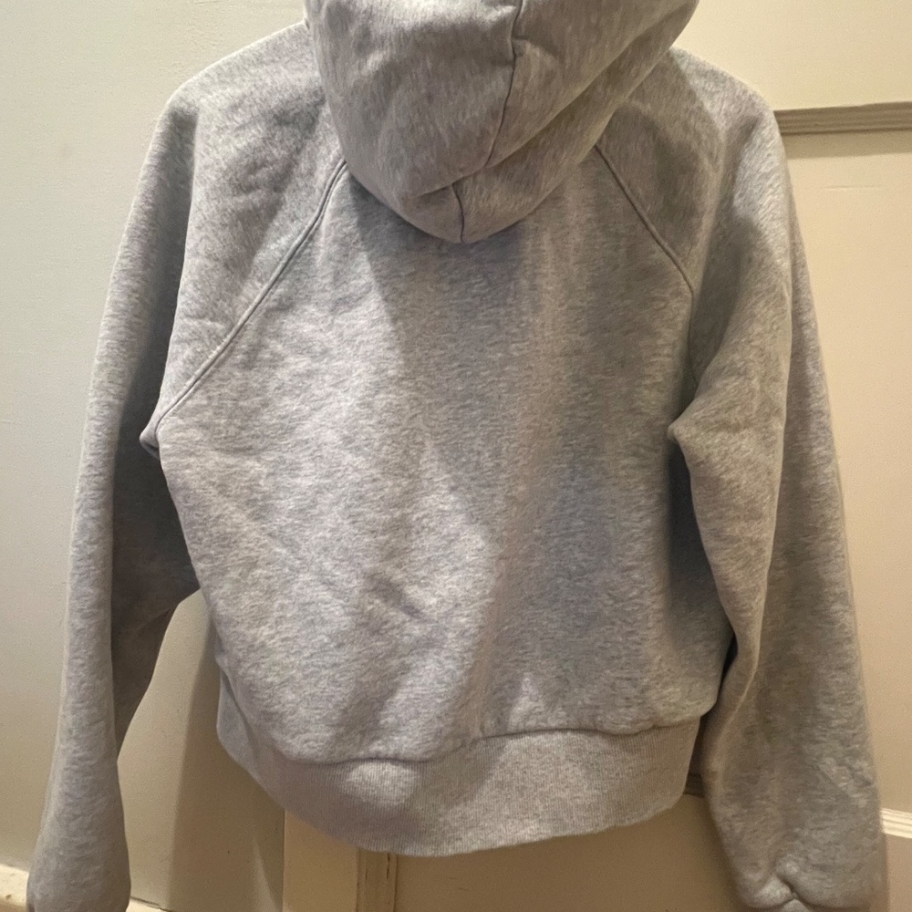 Vuori gray zip up hooded sweatshirt - Picture 3 of 6